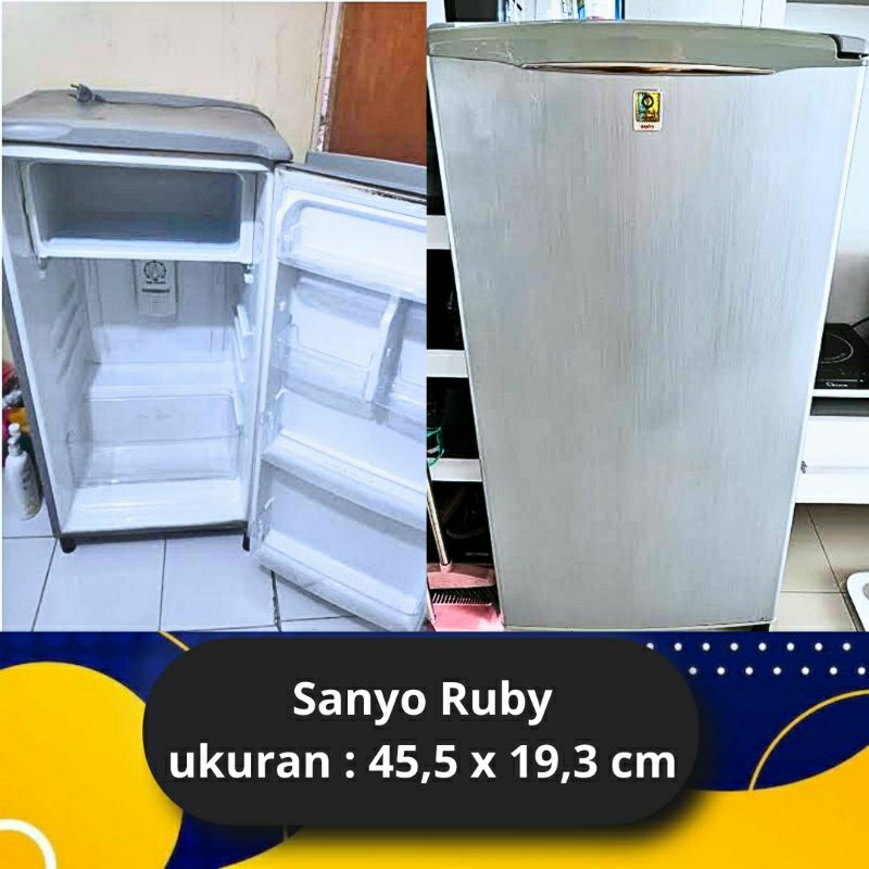 Tutup Frezer Kulkas Sanyo 1 Pintu Custom