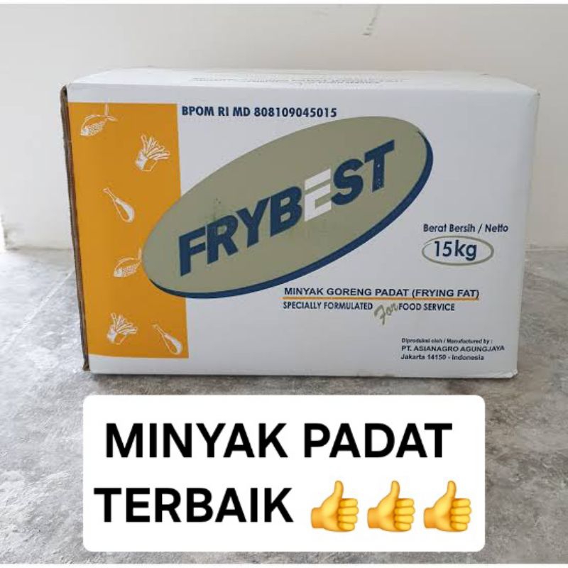 

minyak padat frybest 15 kg