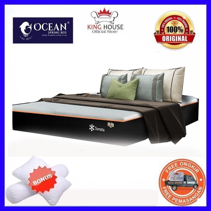 Ocean Springbed kasur SONATA (Hanya kasur) 160 180 200 100 120 #kinghouse