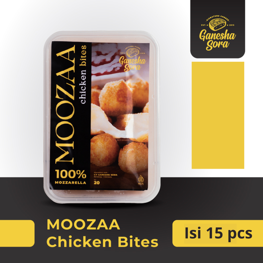 

MOOZAA Chicken Bites Mozzarella Ganesha Sora (isi 15)