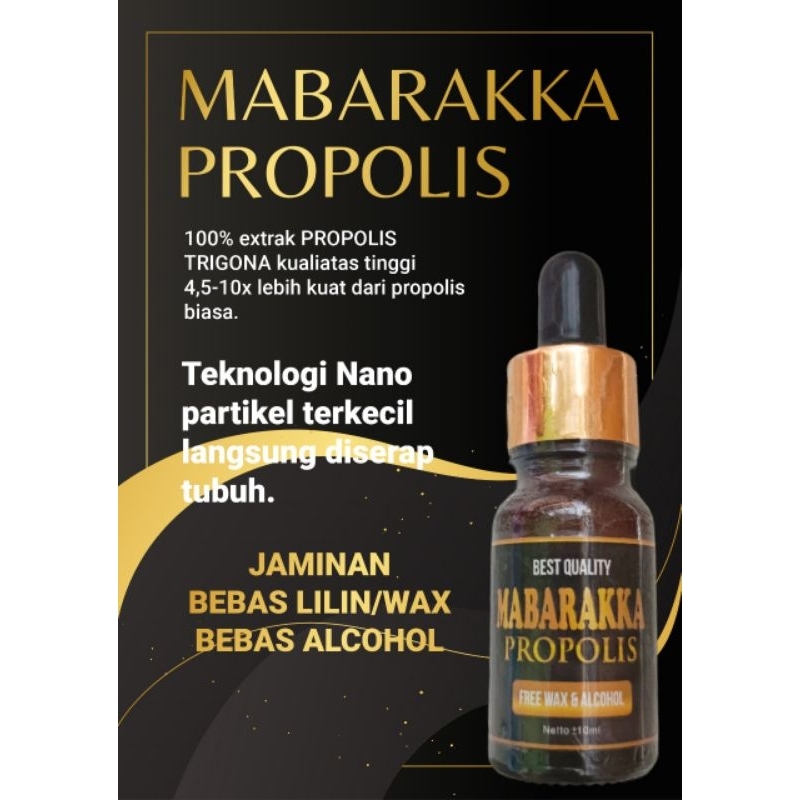 PROPOLIS TRIGONA MABARAKKA 100% EXTRA PROPOLIS MABARAKKA MENINGKATKAN IMUNITAS TUBUH