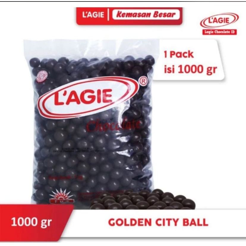 

PROMO! Lagie Coklat Kiloan Biskuit Golden City Ball 1kg