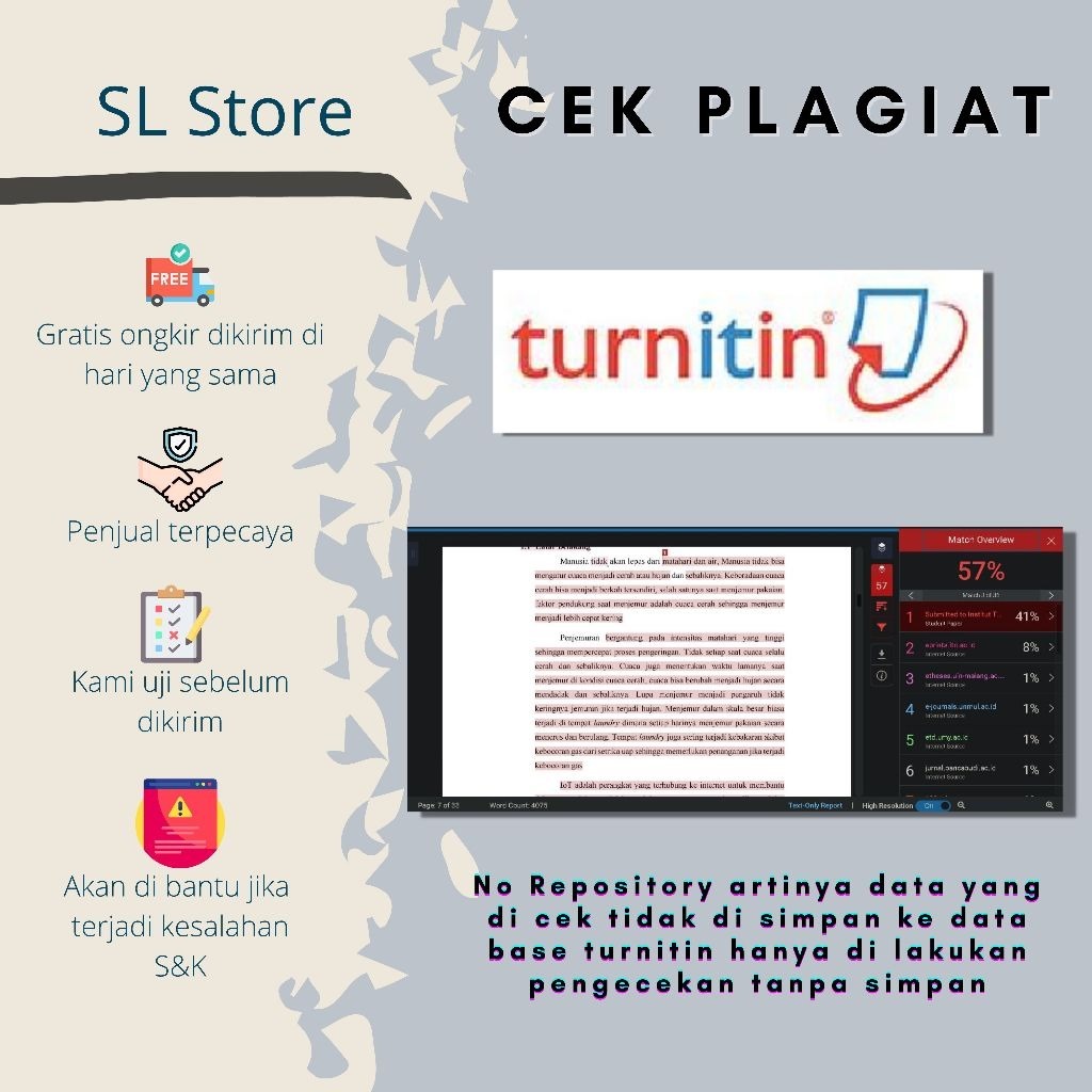 Cek Kemiripan Plagiat Skripsi Jurnal