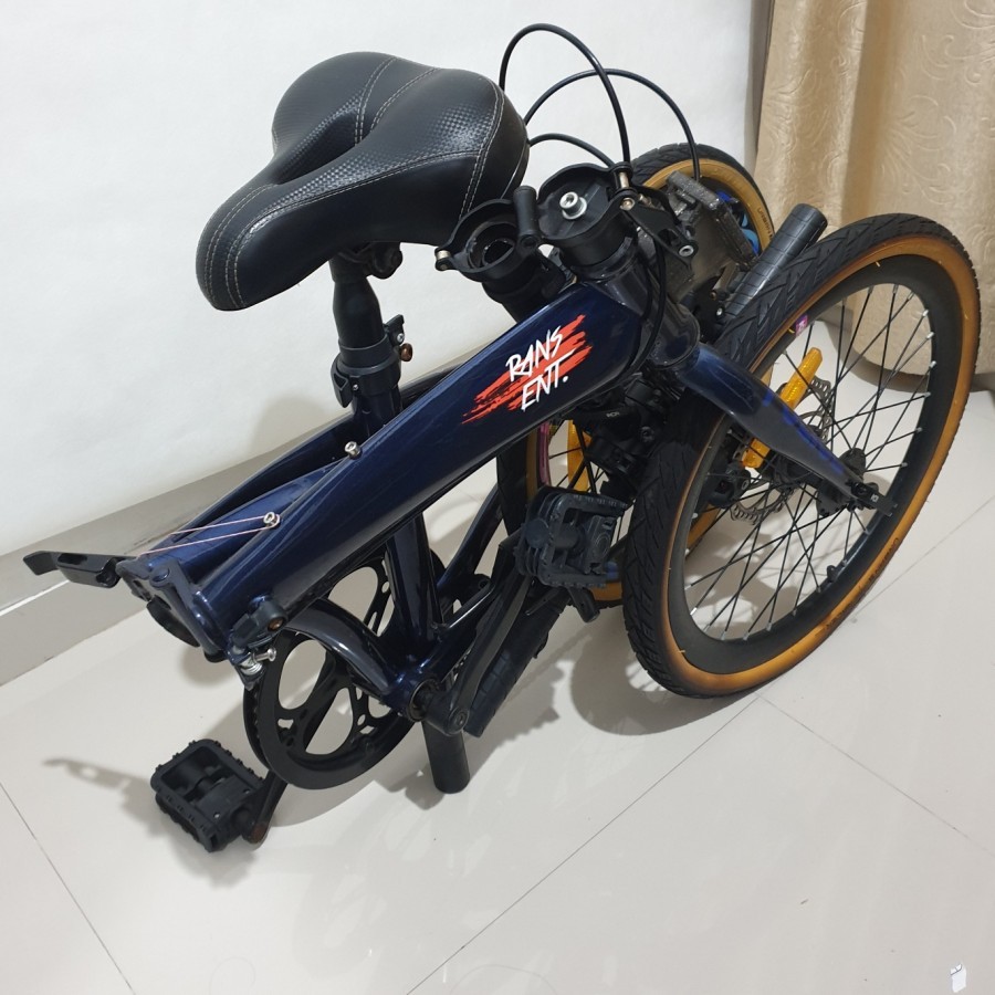 Sepeda Lipat Element Police Milan Rans 20 Ori preloved like new