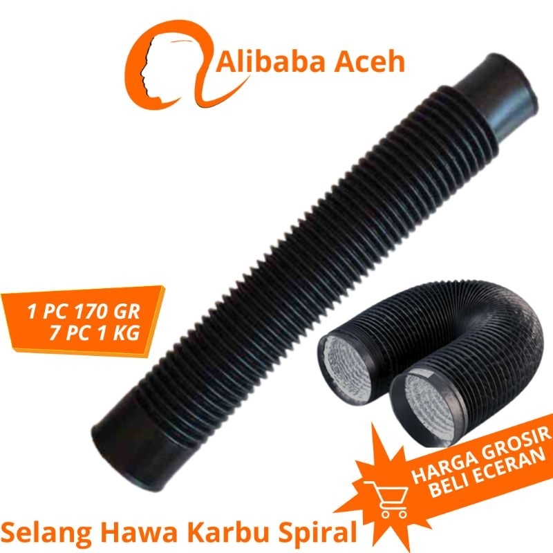 Selang Hawa Karburator KLX Selang Hawa Karbu Spiral  PE 24 Pe 26 PE 28 Universal Intake Hawa KLX Sel