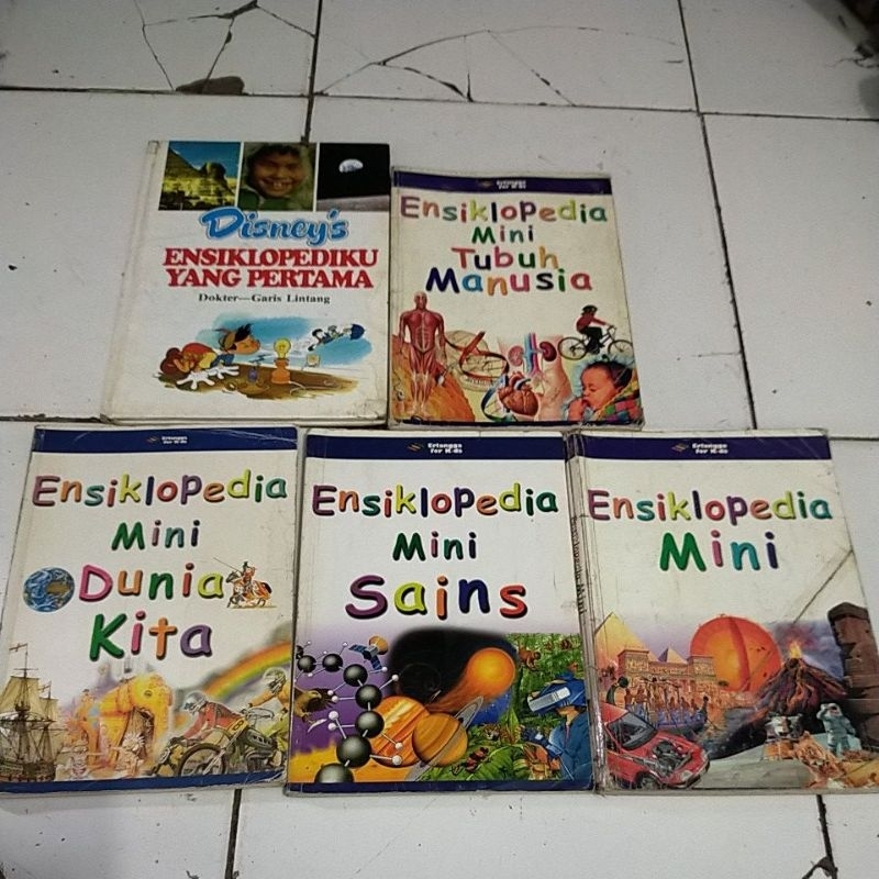Original ENSIKLOPEDIA MINI DUNIA KITA / DISNEY ENSIKLOPEDIKU YANG PERTAMA pilihan ada di deskripsik
