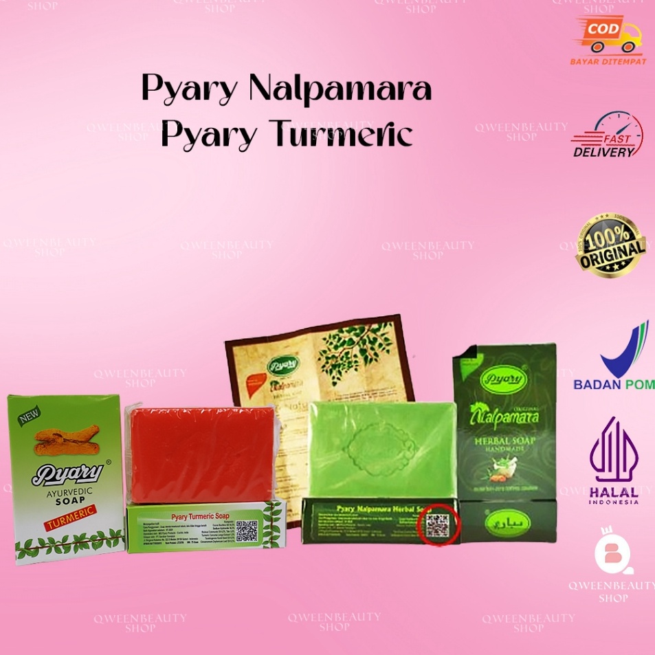 Sedia Id8e8Ds BPOM Sabun Arab  Pyary Turmeric  Pyary Nalpamara  Beauty Cream Turmeric