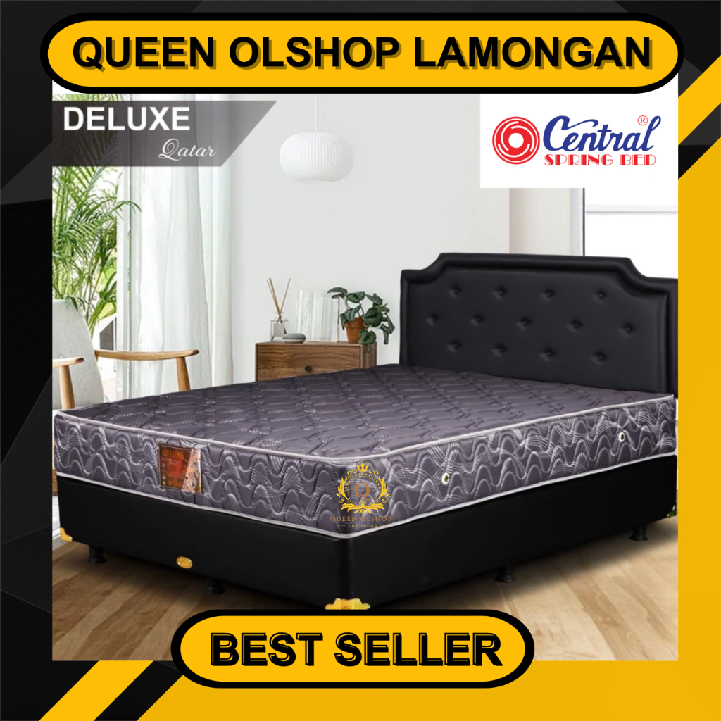 [PROMO] Springbed Bed Full Set Central Deluxe HB Calista 140 160 180x200