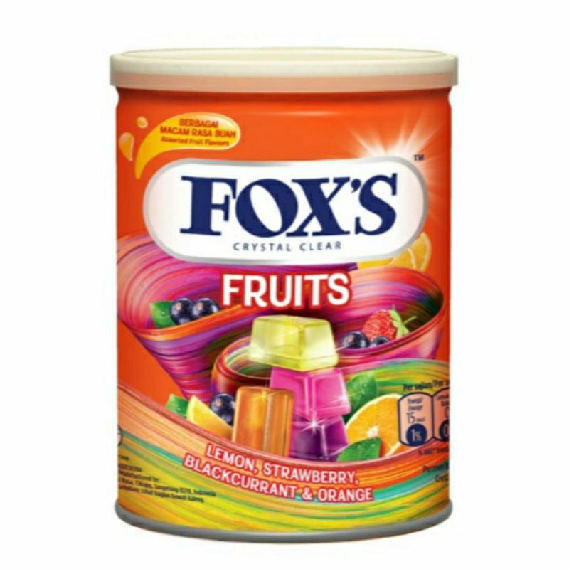 

FOX'S FRUITS & BERRIES PERMEN KALENG 180GR