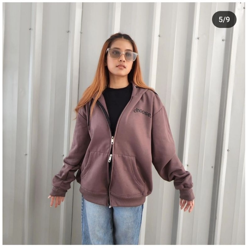 CHOOCE DOUBLE ZIPPER JACKET