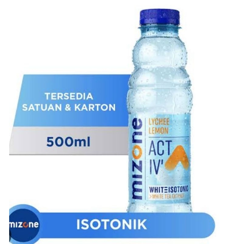 

Promo Big Sale Mizone minuman active isotonik 500 ml Lychee lemon