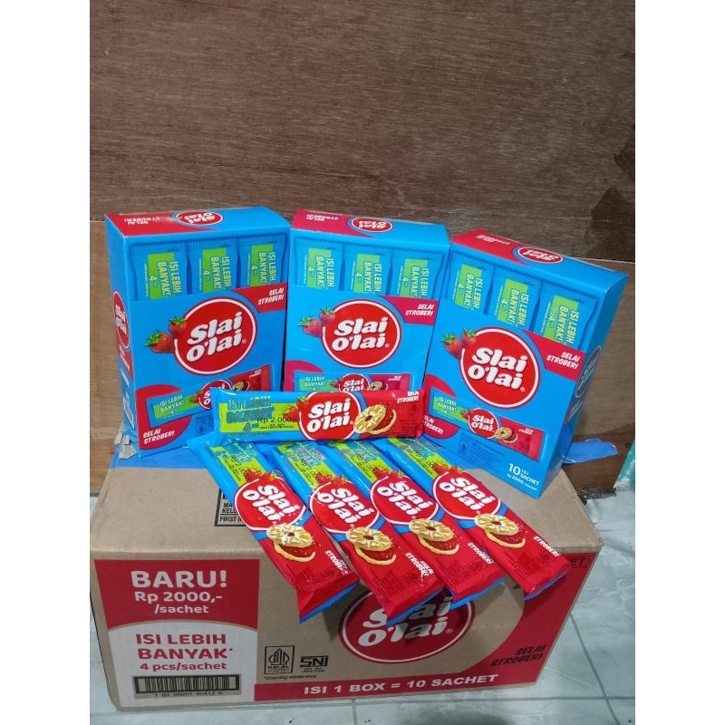 

Roma Slai olai Strobery 1 Box isi 10 Sachet