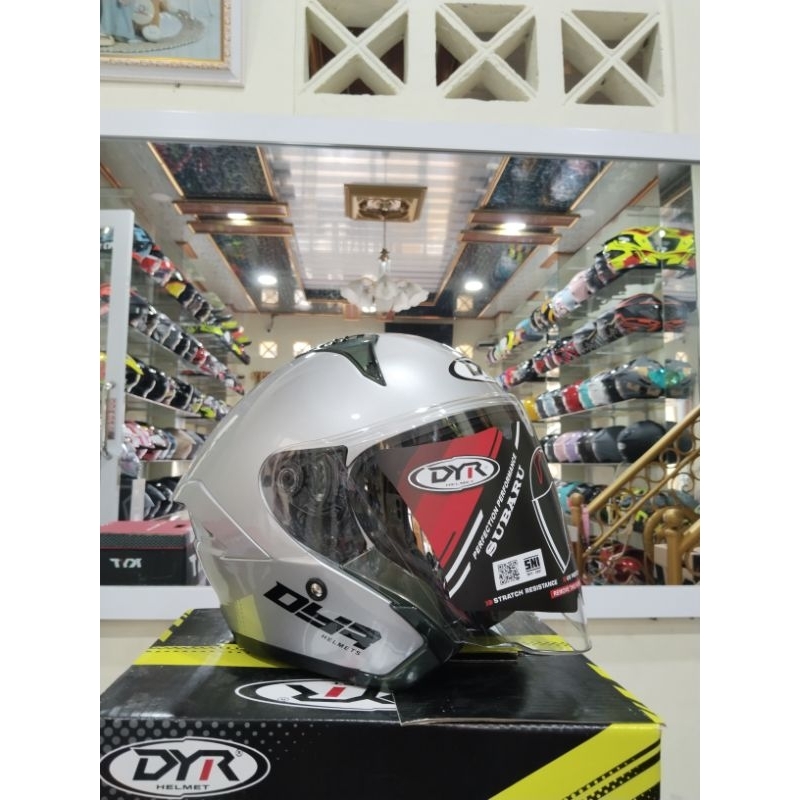 HELM DYR SUBARU SOLID SILVER GLOSS NEW COLOUR
