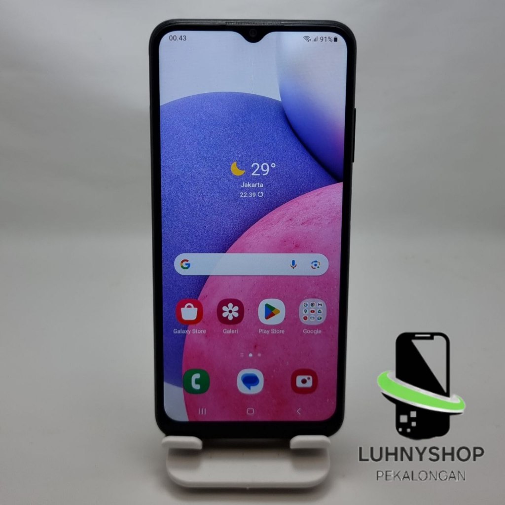 Samsung A03S 64gb Ram 4gb SM-A037F/DS Black No Minus Seken Second Android Murah