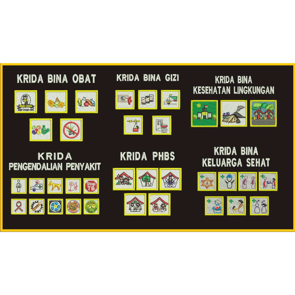 Badge TKK Saka Bakti Husada (bordir)