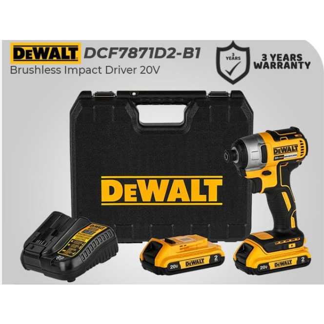 BRUSHLESS IMPACT DRIVER OBENG IMPACT BATERAI 20V