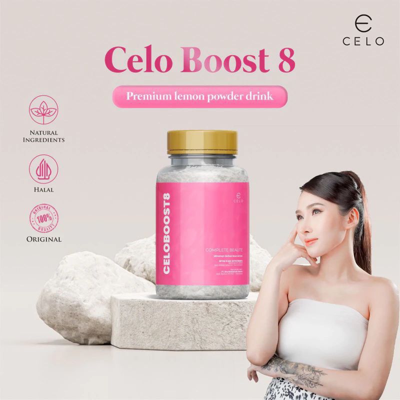 Celo Boost8 Lemon Powder Drink Whitening Booster