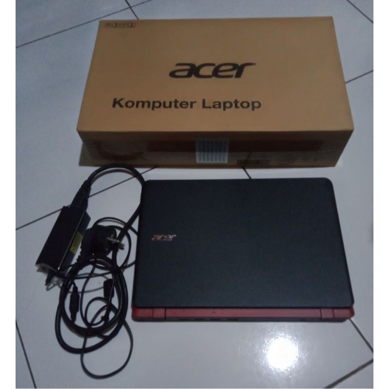Laptop Notebook Acer Aspire ES 132 Slim Tipis Hitam RAM 6GB SSD 256GB