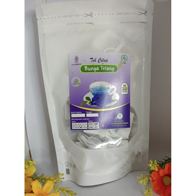 

Teh Celup Bunga Telang isi 20 kantong