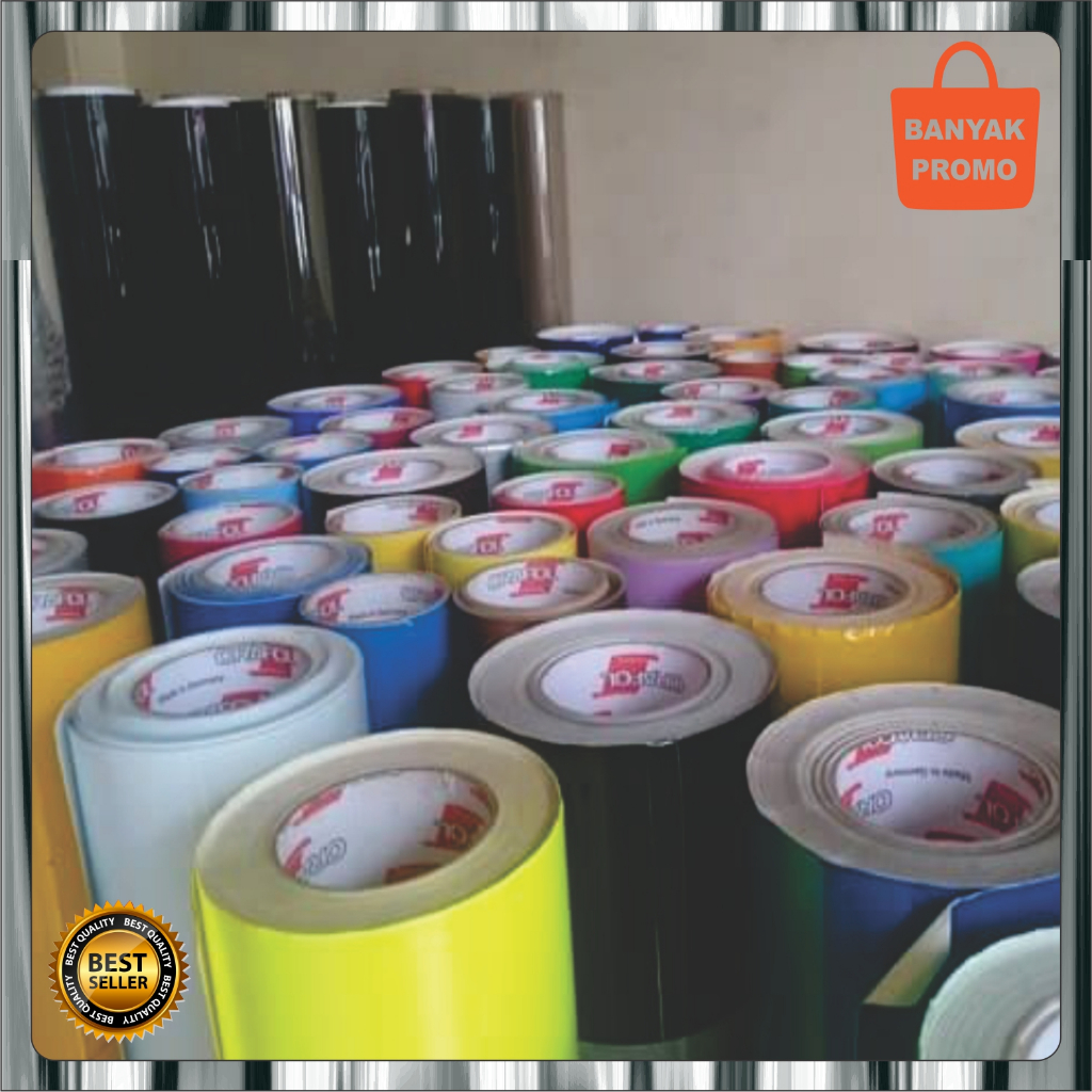 Stiker Warna/Stiker Oracal 651/Stiker Warna Doff/Skotlet Warna Dop/Skotlet Motor Dan Mobil