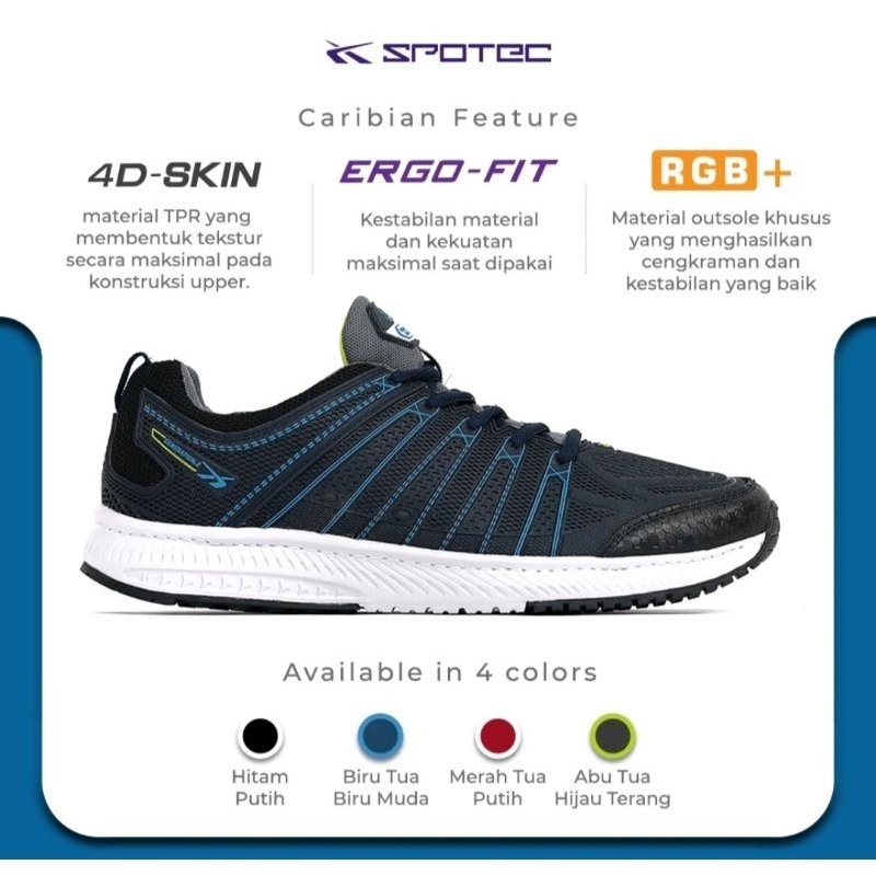 DIMURAHIN sepatu spotec sport caribian