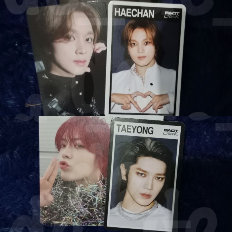 Photocard Selca Haechan/Yuta TradingCard Konsep Haechan/Taeyong