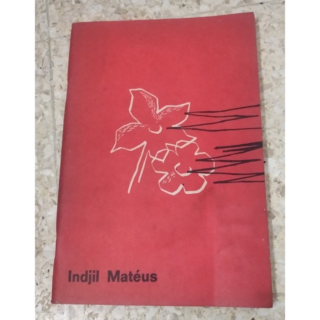 buku buatan tahun 1974 "INDJIL MATEUS (INJIL MATIUS) " Bahasa Jawa