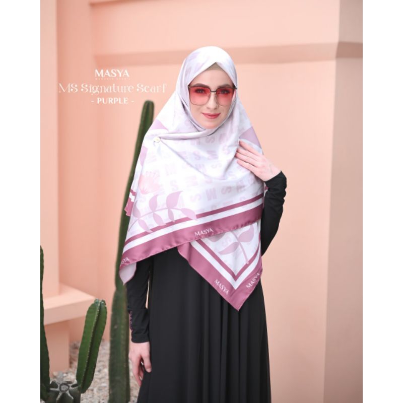 Kerudung Krudung Hijab Jilbab Scarf Segi Empat 4 Voal Premium Warna Sage Green - Hijau - Ungu - Abu 
