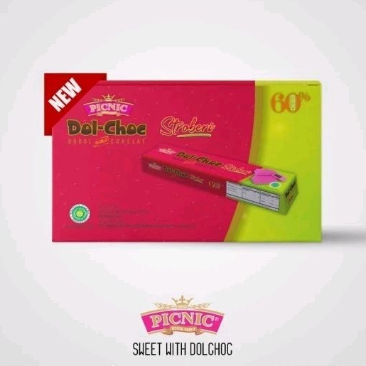 

Dolchoc Stroberi 117Gram - Dodol Salut Coklat - JSF