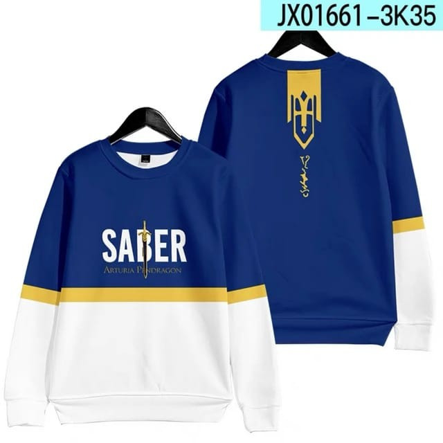 Sweater Anime Fate Grand Order Artoria Pendragon Excalibur