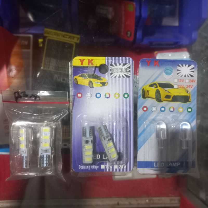 Bohlam Lampu LED Soket T10 Mobil/Motor