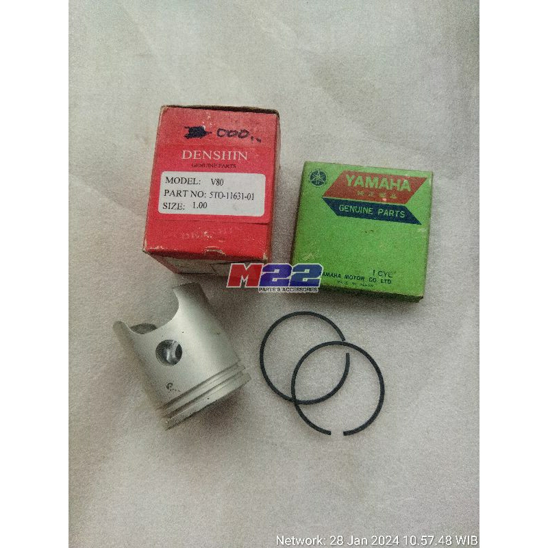 piston dan ring seher 5TO yamaha v80 v 80 os100 os1,00 os oversize 100 1,00 1.00