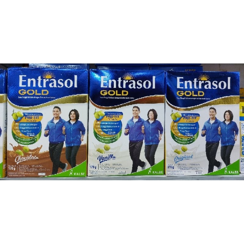 

KZ - entrasol gold 170g rasa original, vanila, coklat