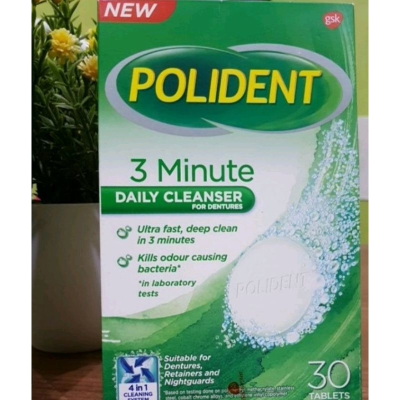 POLIDENT CLEANSER 30 TABLET