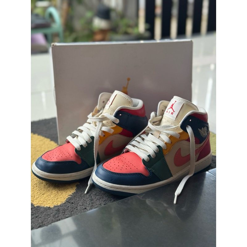 sepatu jordan multicolour preloved ori