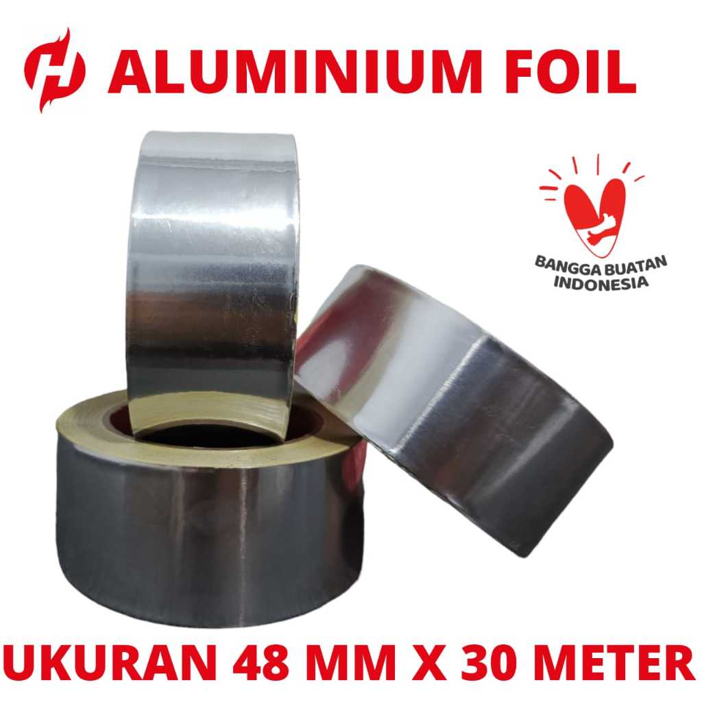 

Isolasi Aluminium foil 48mm *30m full Hoki Tape..untuk panci bocor ___ukuran Baru______068