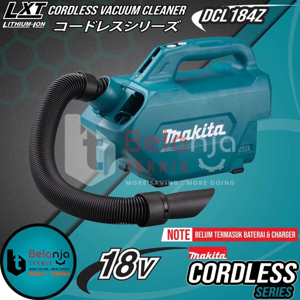 Makita Vacuum Cleaner DCL184Z Cordless Portable Penghisap Debu 18V DCL