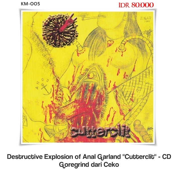 Destructive Explosion of Anal Garland "Cutterclit" - CD