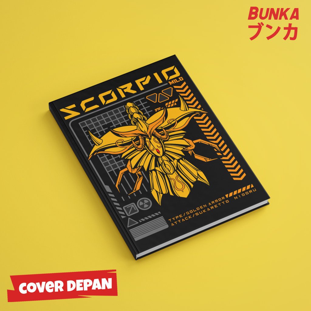 

Note Book Aesthetic Anime Saint Seiya Scorpio Hardcover A5 Buku Tulis Catatan Notes Agenda Planner Jurnal vintage buku catatan story book kado anniversary valentine cowok cewek murah