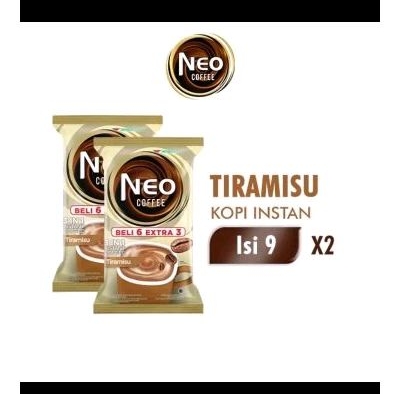 

Neo coffee kopi instans tiramisu isi 6 extra 3 x 2 pack