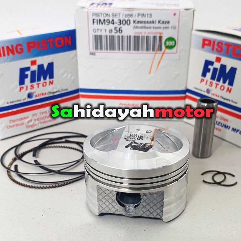 SEHER PISTON FIM KAZE 53 53,5 54 54,5 55 56 Pin Pen 13 FIM IZUMI