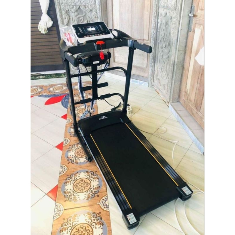 Treadmill Elektrik 3 Fungsi BB 300 Alat Fitnes Baru Fitness, Alat Gym Alat Olah Raga