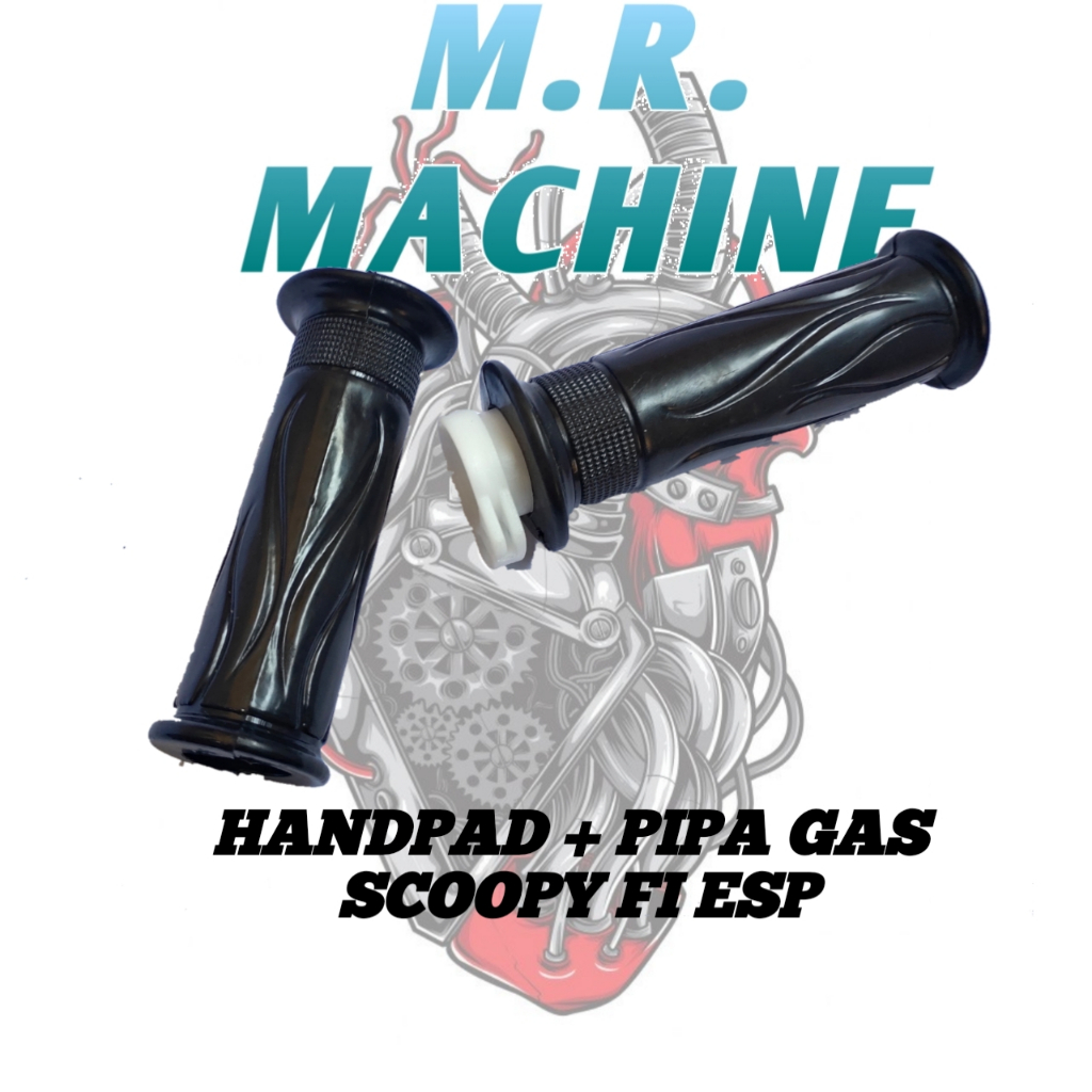 HANDPAD HANDGRIP + PIPA GAS SCOOPY FI ESP