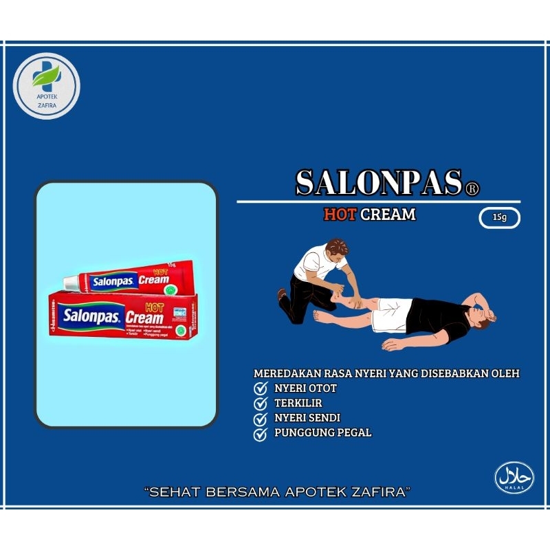 SALONPAS CREAM HOT 15GRAM