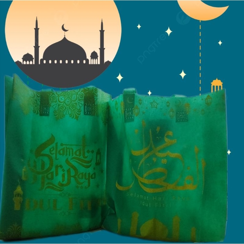 

Goodie bag tas spunbond ukuran (30×9,5×40 cm), 1 pcs