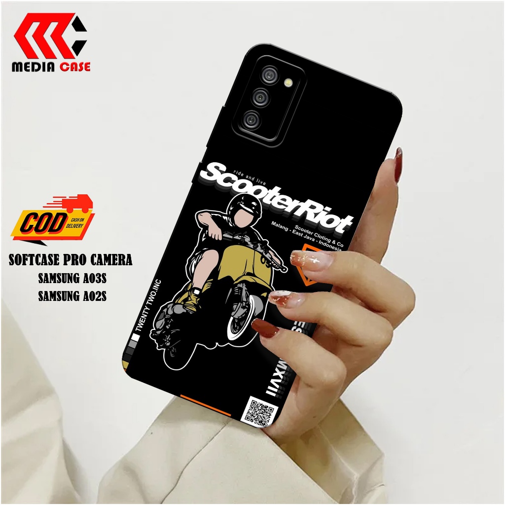 Case Hp Samsung Galaxy A03S / A02S Terbaru - Fashion Motor - Casing Hp Samsung Galaxy A03S / A02S - 