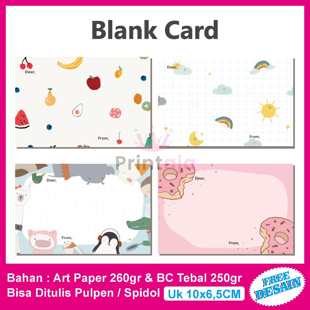 READY STOCK | GREETING CARD LUCU POLOS | GIFT CARD | KARTU UCAPAN POLOS | GREETING CARD BIRTHDAY POL