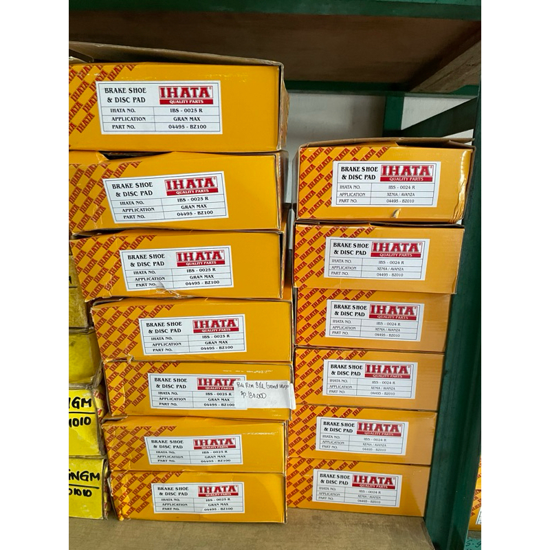 Kampas Rem Belakang Granmax Merk IHATA (04495-BZ100)
