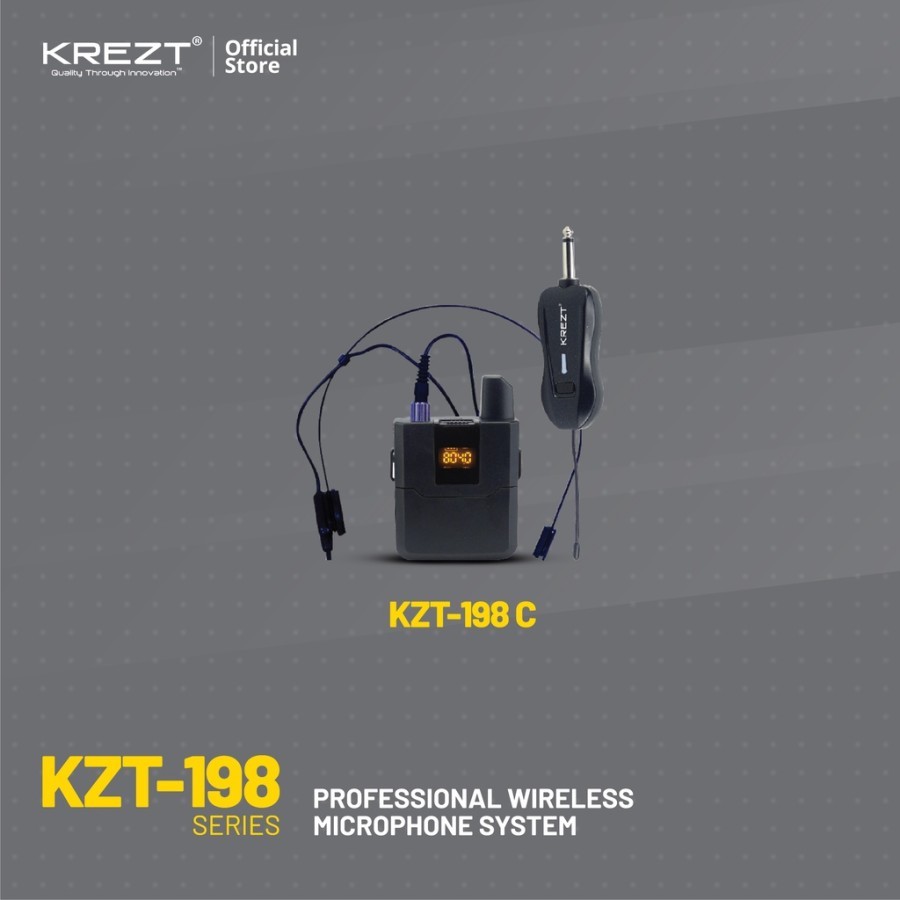 Microphone Wireless KREZT KZT-198C UHF