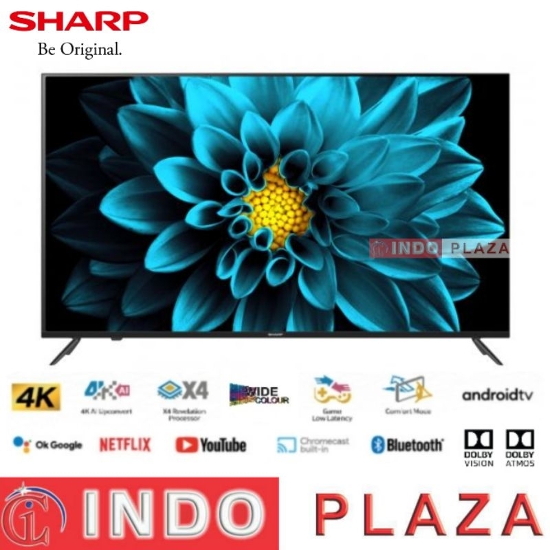 TV SHARP 55 Inch ANDROID 4K 4T-C55EK2X